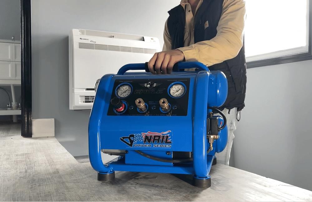 Eagle Compressor 2HP 4.2 Gallon Twin Stack Air Compressor, large image number 4