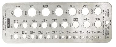 General Tools Hobby Drill Gage