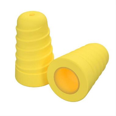Plugfones Yellow Silicone Comfort Twist Replacement Earplugs PRP-FY10