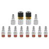 DEWALT 12-Piece 1/4 Inch NPT Industrial Couplers and Plugs, small image number 1