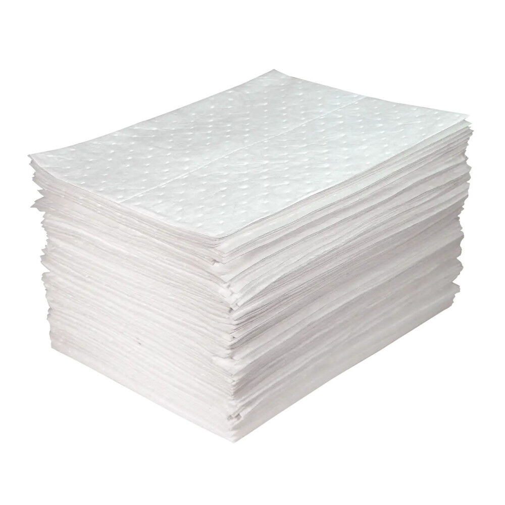 Sellars TOOLBOX 18 x 15 Inch White Heavy Duty Oil Only Sorbent Pad, large image number 1