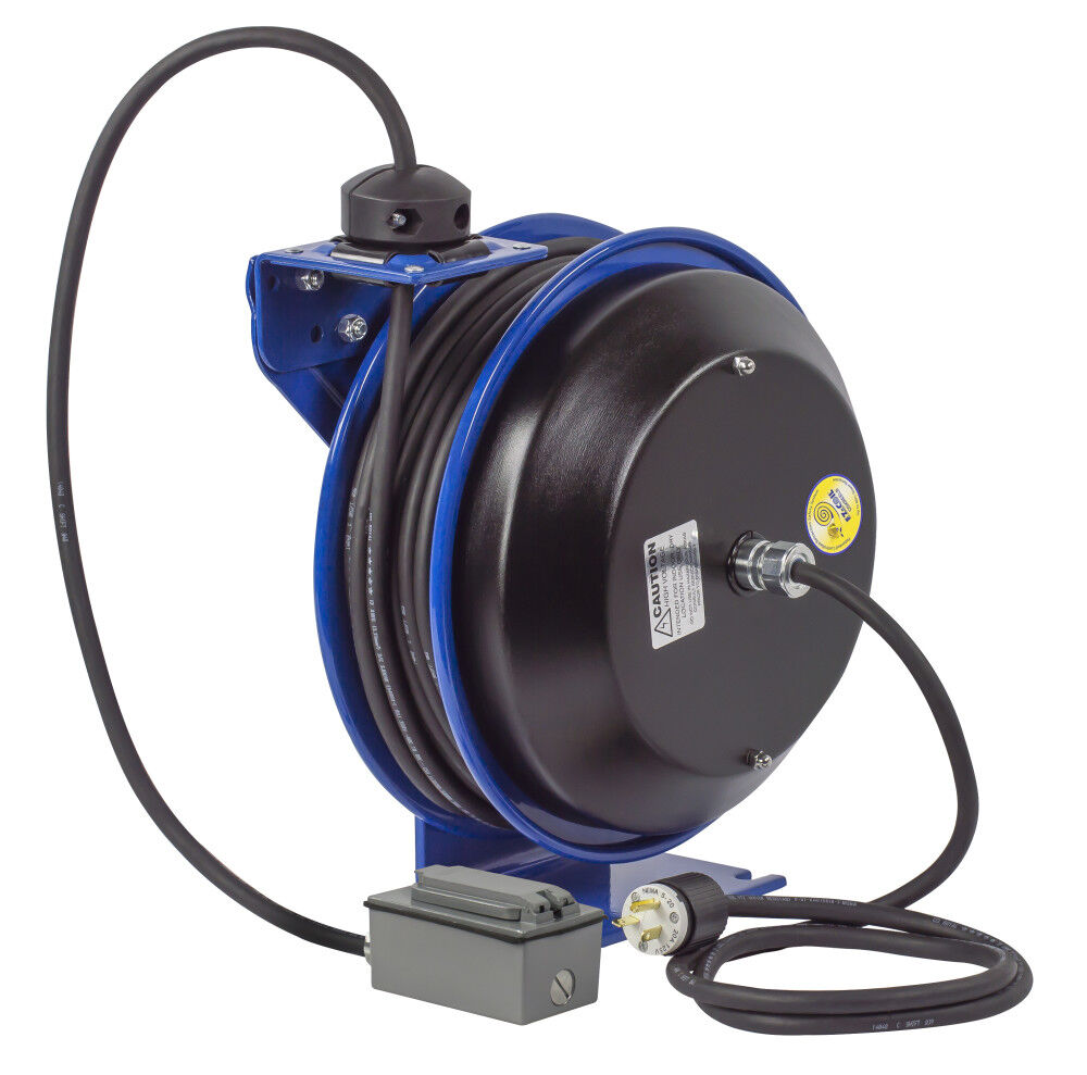 Coxreels Safety System Spring Driven Cord Reel 50' Duplex Rec, large image number 2