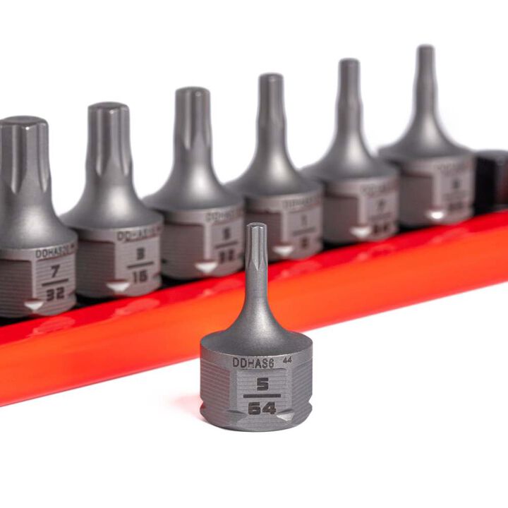 GripEdge Tools RPT 1/4 Inch Drive Dual-Action Hex Driver Bit Set SAE 10 Pieces, large image number 3