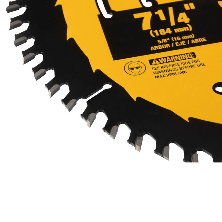 DEWALT 7 1/4 Inch 60T Pack of 10 Circular Saw Blades, large image number 4