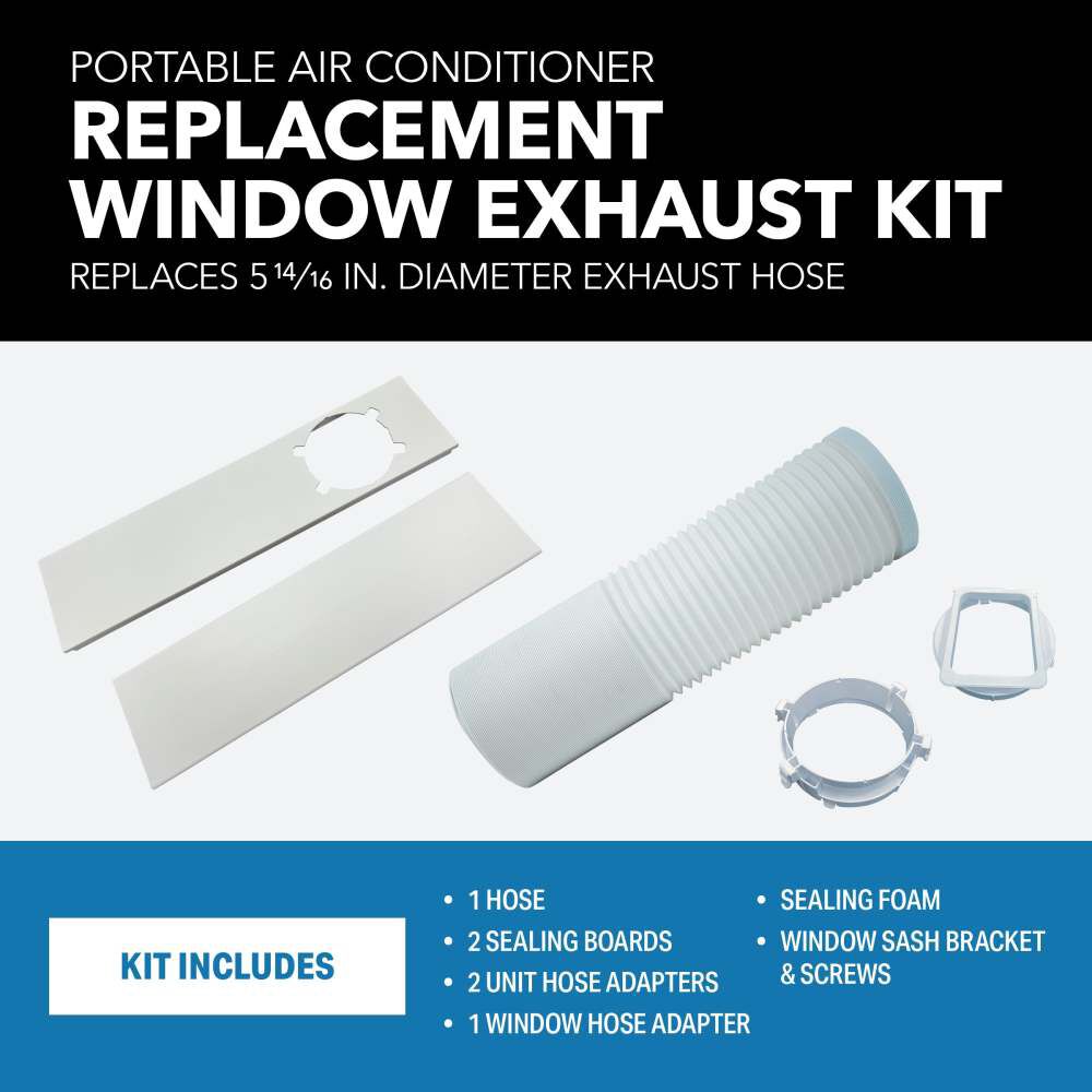 Perfect Aire White Replacement Window Exhaust Kit for Air Conditioner, large image number 2
