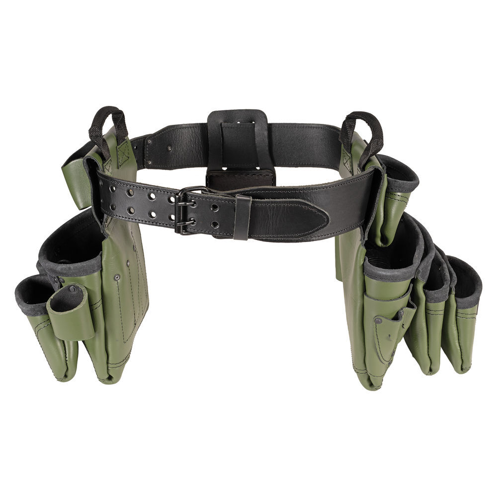 CLC Signature Leather Combo Apron Black and Green, large image number 2