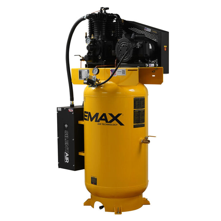 EMAX 80 Gallon 175 Psi 230V 1-Phase 5HP Vertical Air Compressor, large image number 3