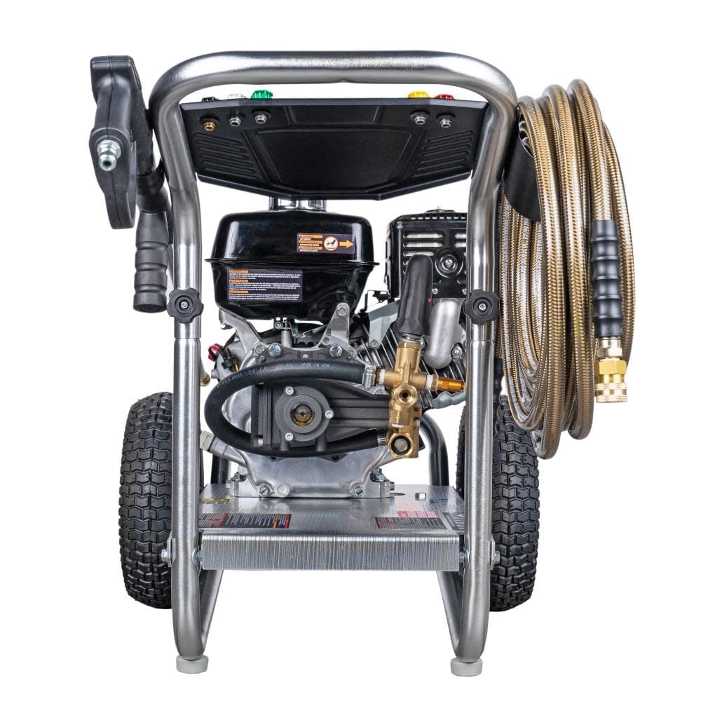 Simpson Industrial Series 3500 PSI 4.0 GPM Gas Powered Cold Water Pressure Washer with 5 Spray Tips, large image number 5