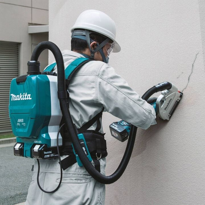 Makita 18V X2 (36V) LXT 1/2 Gallon HEPA Backpack Dry Dust Extractor Kit, large image number 6