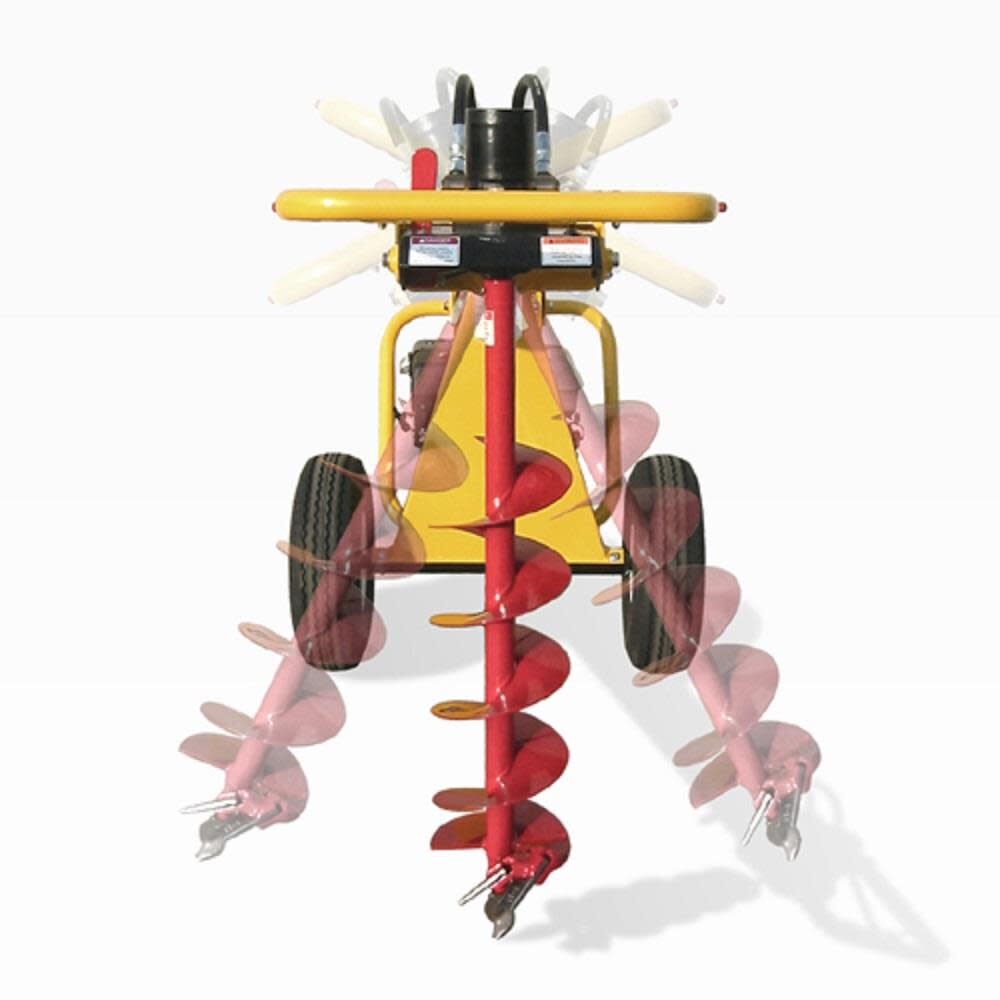 Ground hog deals towable hydraulic auger