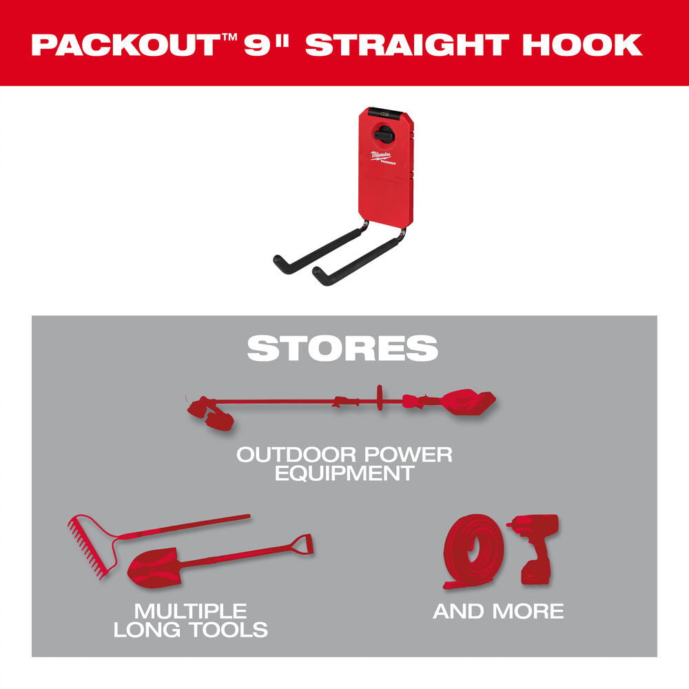 Milwaukee PACKOUT 9 Straight Hook, large image number 8