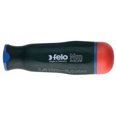 Felo Torque Limiting Handle. 13.3 to 26.6 Lb-In. Handle Length: 4.13 In.