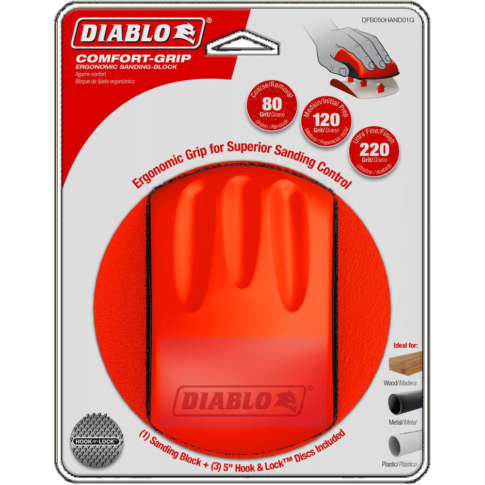 Diablo Tools Comfort-Grip Hand Sanding Block, large image number 4