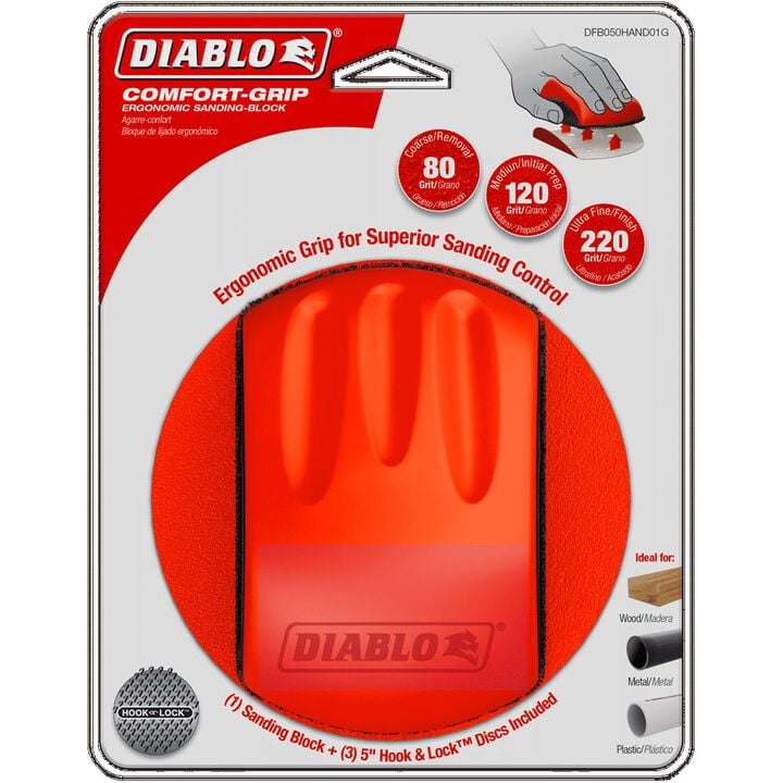Diablo Tools Comfort-Grip Hand Sanding Block, large image number 3