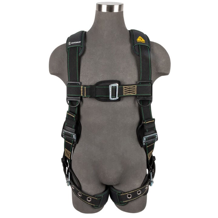 Safewaze Arc Flash Full Body Harness: 1D, MB Chest, TB Legs, large image number 0