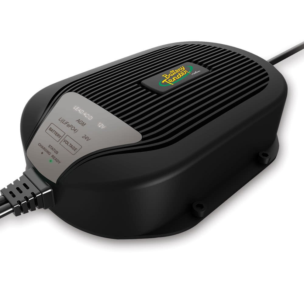 Battery Tender Selectable Chemistry Battery Charger 12V/24V 5A/2.5A – 022-0258-DL-WH