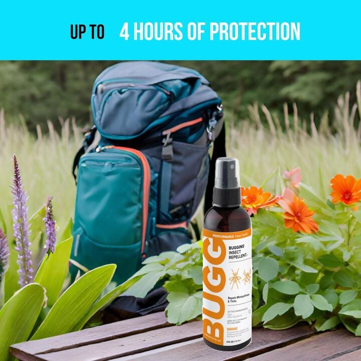 Buggins 4 Oz Pump Spray Performance Insect Repellent IV with 25 Percent Deet, large image number 5