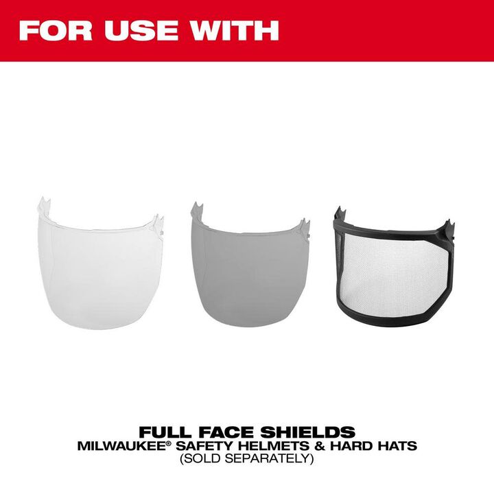 Milwaukee BOLT Full Face Shield Mount Replacement Helmet & Hard Hat, large image number 1
