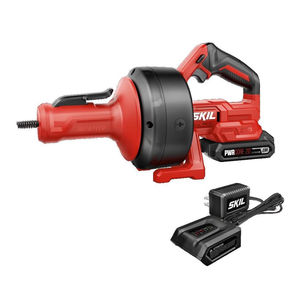 SKIL Power Snake Drain Cleaner 20V Kit, large image number 1