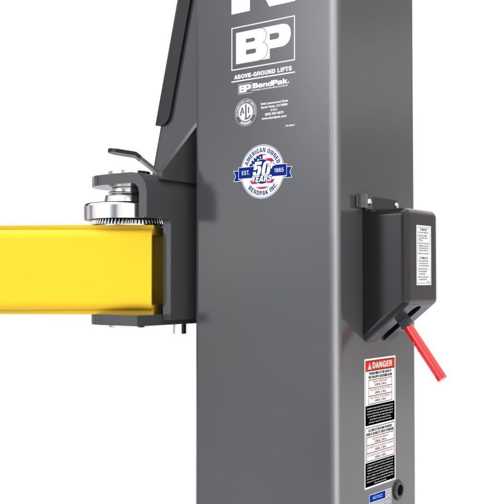 Bendpak 12APX 12000 Lbs High-Rise Clearfloor Two-Post Car Lift with Pads, large image number 8