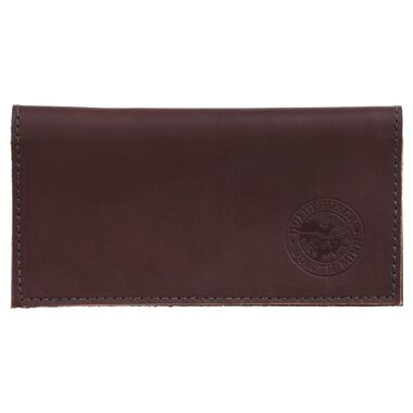 Duluth Pack Brown Smooth Leather Checkbook Cover