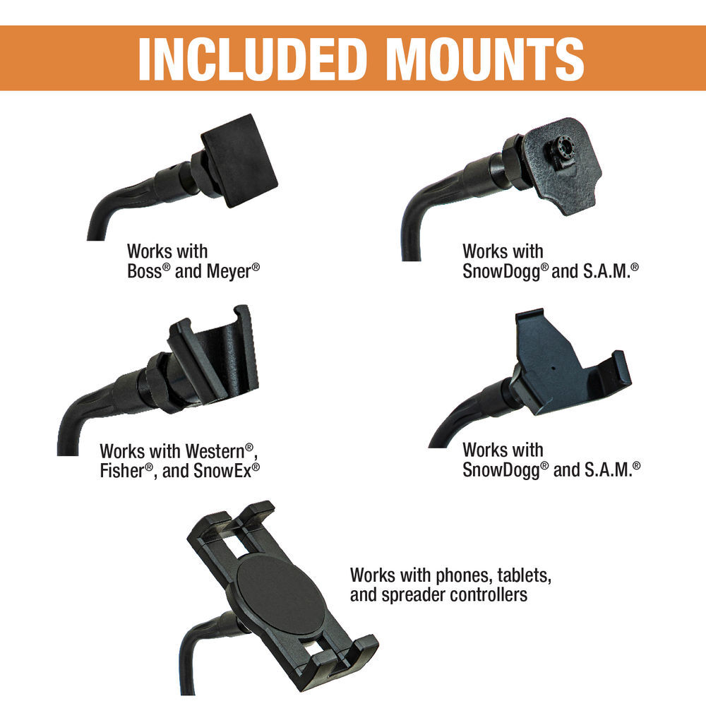 Buyers Products Company SAM Universal Snow Plow Controller Cup Holder Mount Kit, large image number 5