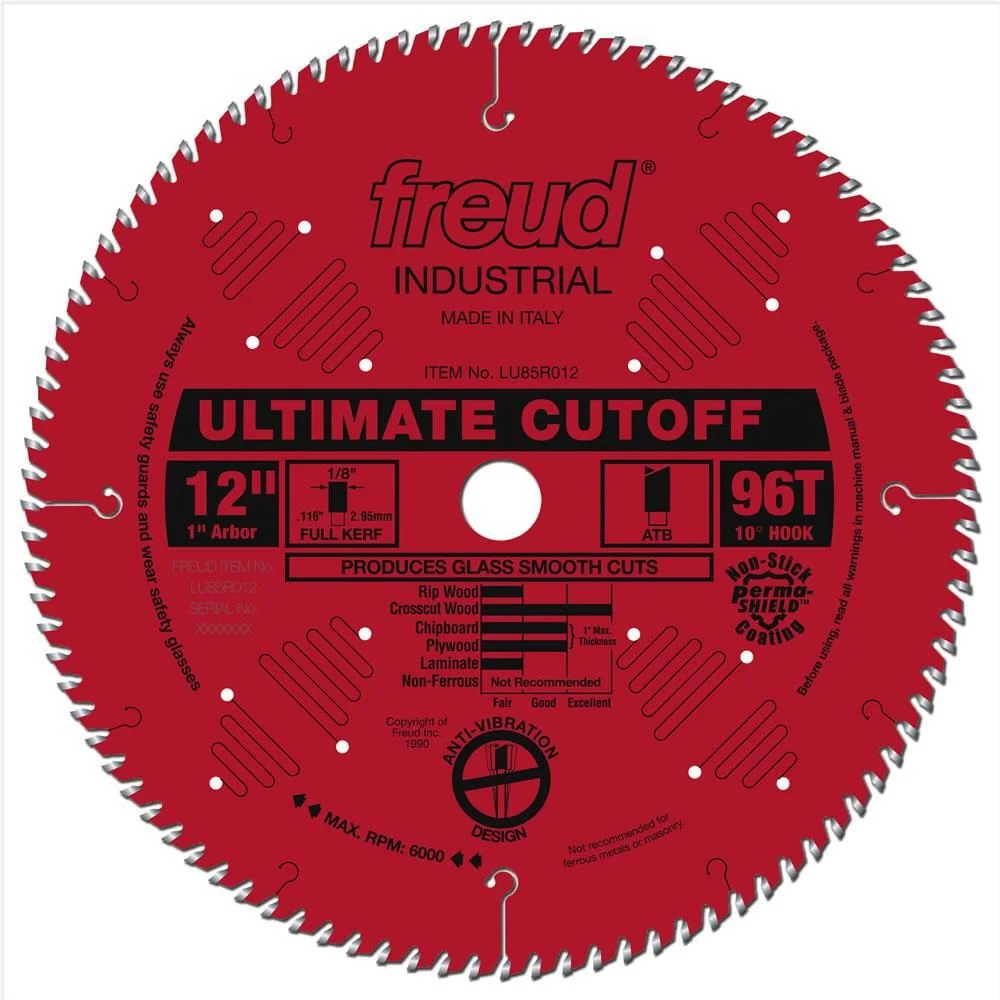 Freud 12in Ultimate Cut-Off Blade with Perma-SHIELD Coating, large image number 1