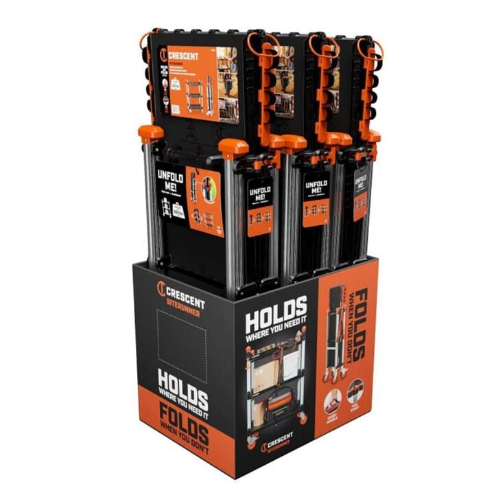 Crescent Three SITERUNNER Folding Jobsite Cart Bundle