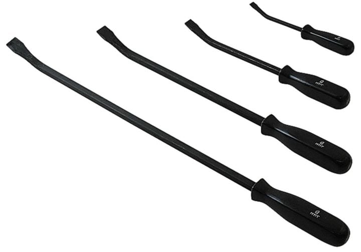 Sunex 4 piece Black Handled Pry Bar Set