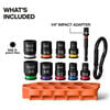 Klein Tools Grab-And-Go Impact Socket Set, SAE, 10 Pieces, small image number 2