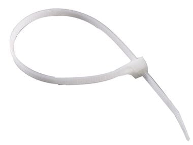 Gardner Bender DoubleLock Cable Tie Natural 8 In. (75lb) 500/Bag, large image number 0