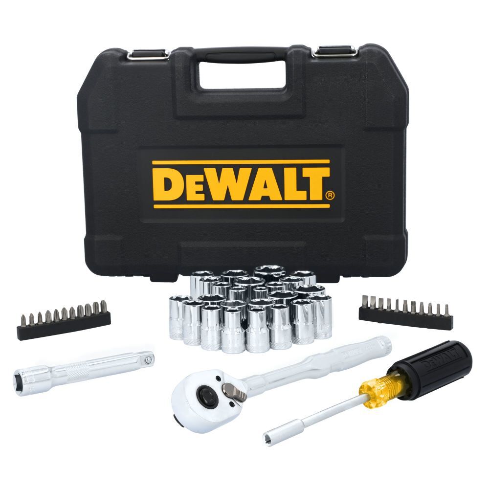 DEWALT TOUGHSERIES 49 Piece 1/2 Inch Drive Mechanics Tool Set, large image number 2