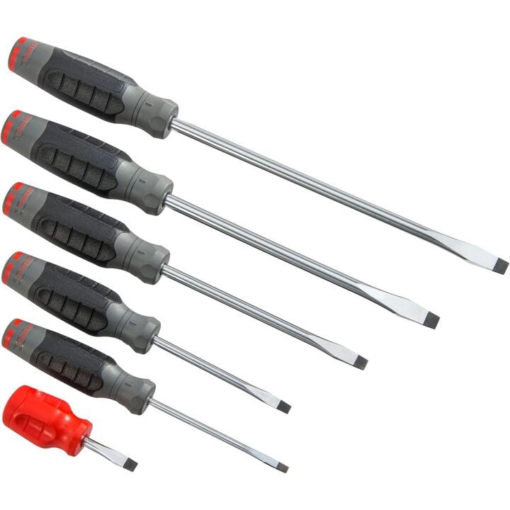 Proto Round Flat Blade Screwdriver Set 6pc, large image number 2