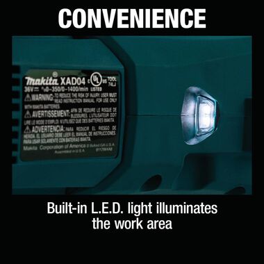 Makita 18V X2 (36V) LXT 7/16in Hex Right Angle Drill Brushless Cordless (Bare Tool), large image number 18