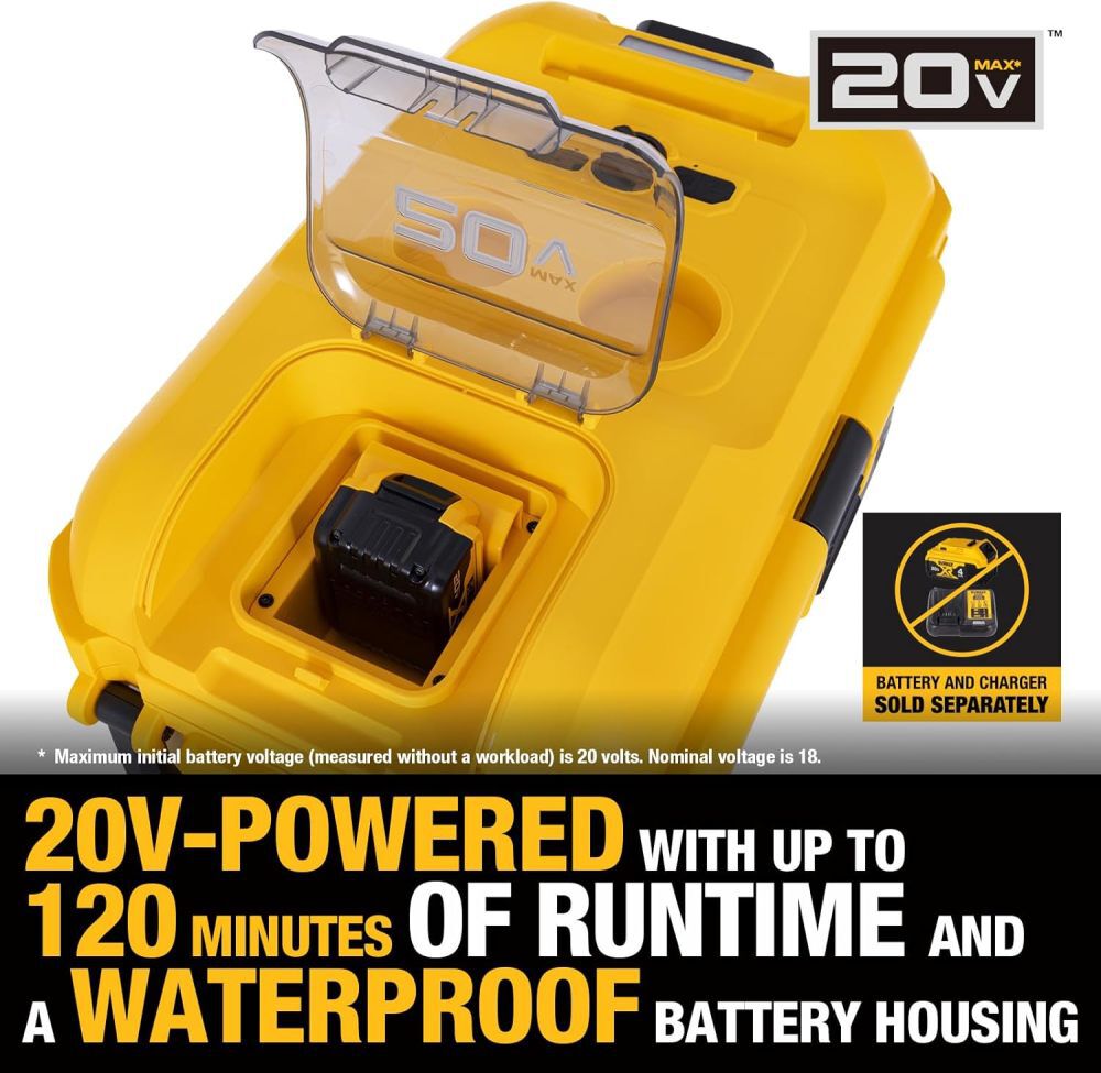 DEWALT 20V MAX 8 Gallon Cordless Evaporative Air Cooler (Bare Tool), large image number 4
