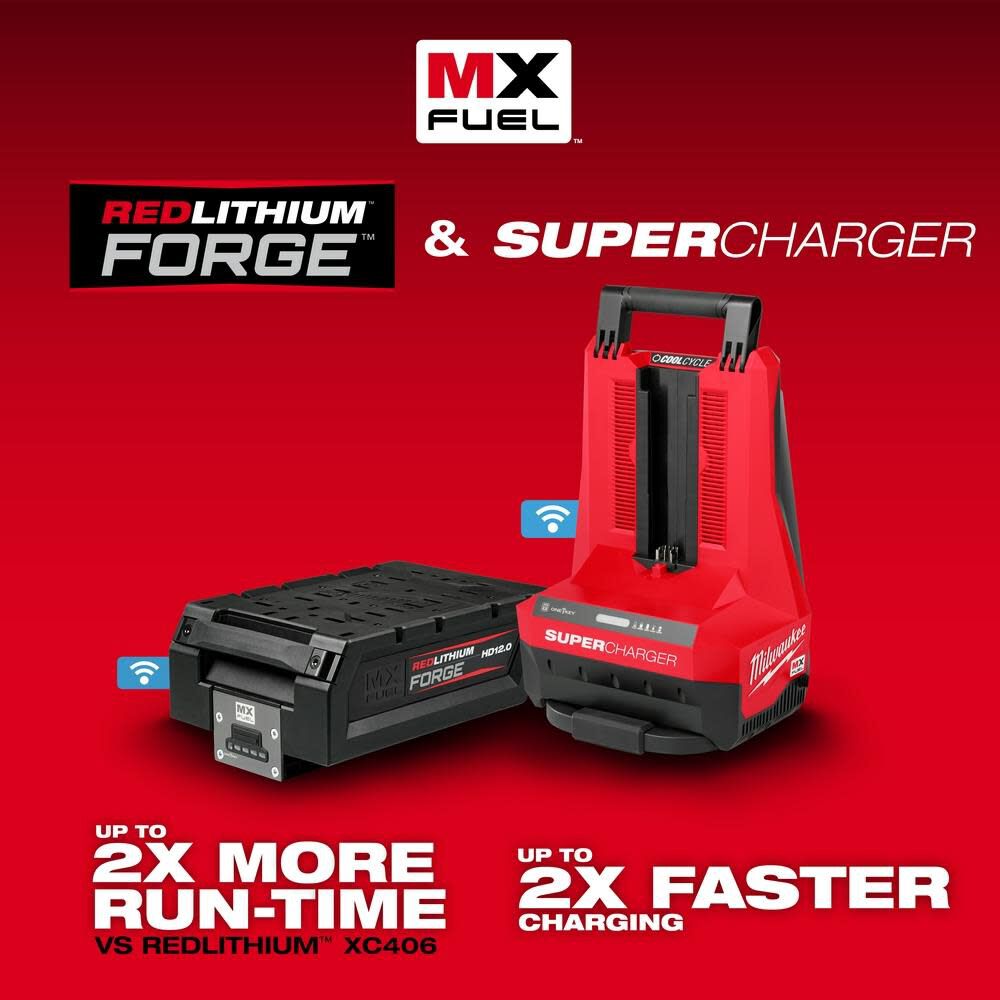 Milwaukee MX FUEL REDLITHIUM FORGE HD12.0 Battery Super Charger