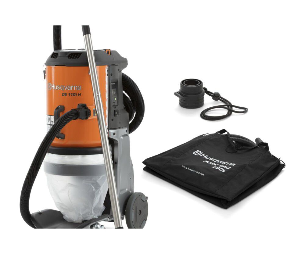 Husqvarna Construction DE 110i H 1.2HP 36V Battery Powered HEPA Dust Extractor (Bare Tool) Reconditioned, large image number 13
