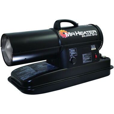 Mr Heater Corded Black 80000 BTU Portable Forced Air Kerosene Heater  F210180 from Mr Heater - Acme Tools