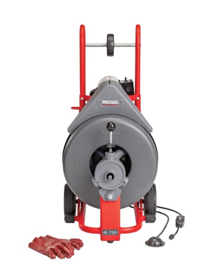 Ridgid K-750 Autofeed Drum Machine with 3/4In Pigtail