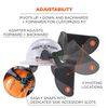 Ergodyne Clear Lens Gray Hard Hat Face Shield for Full Brim, small image number 5