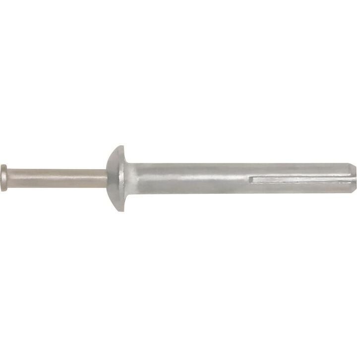 DEWALT Zamac Nailin 1/4 x 2 Inch Stainless Steel Nail Mushroom Head Hammer-Drive Anchor 100 Pieces, large image number 0