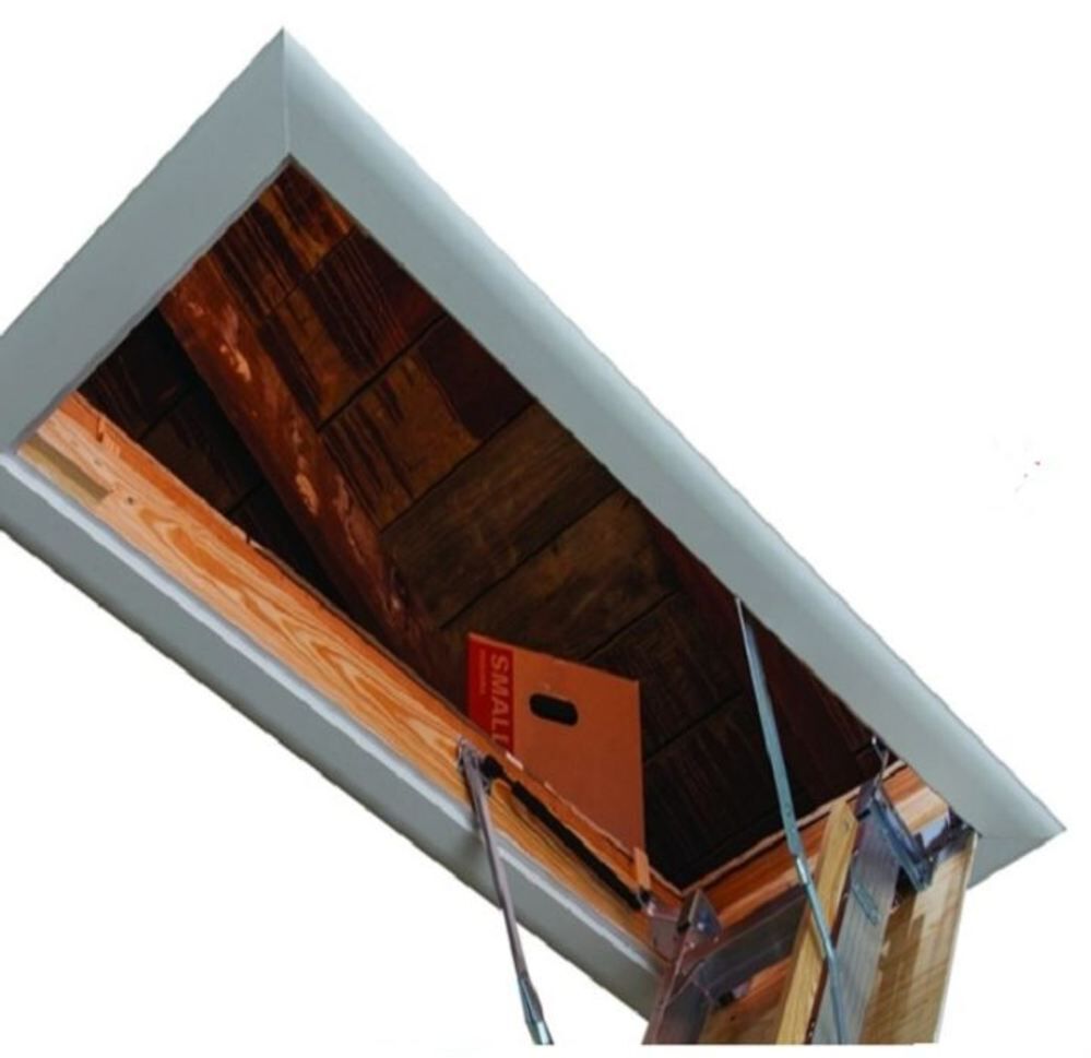 Louisville Ladder Attic Ladder Aluminum 375 25.5 x 54 7