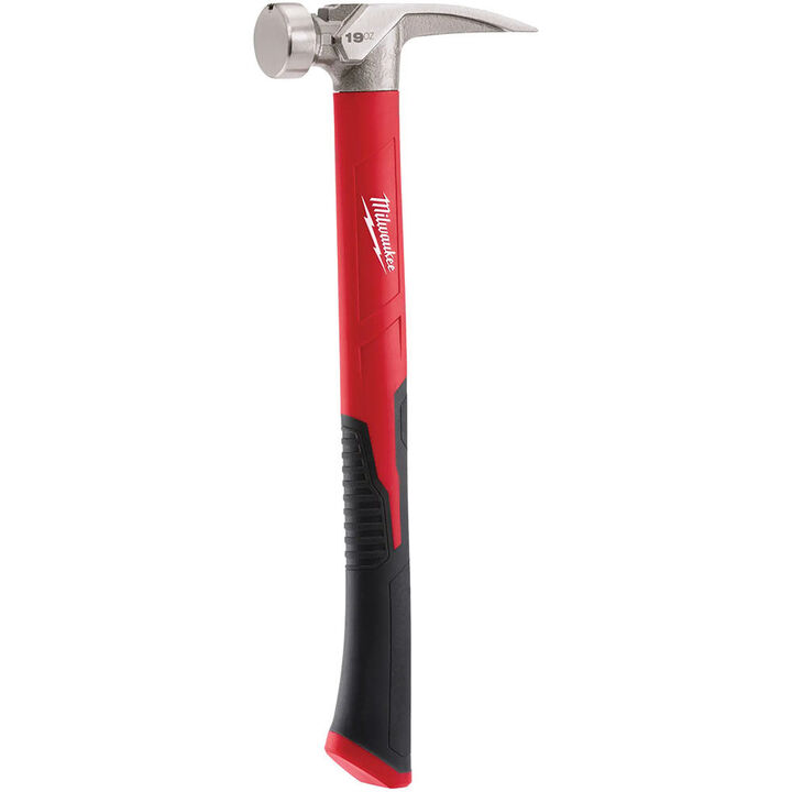 Milwaukee 19 oz Smooth Face Poly/Fiberglass Handle Hammer