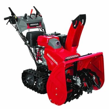 Honda 9HP 28In Two Stage Track Drive Snow Blower - Electric Start