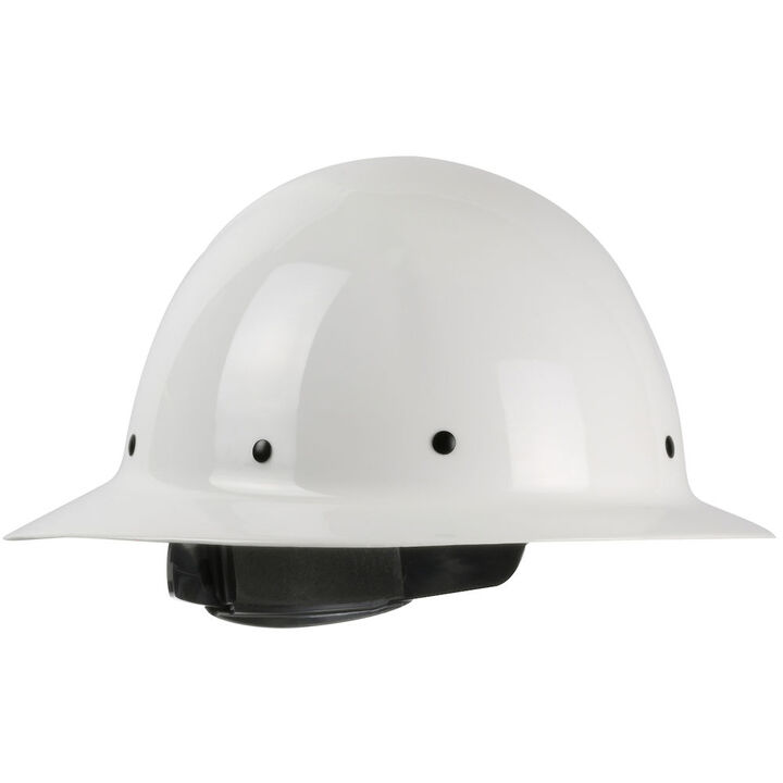 Protective Industrial Products Dynamic Wolfjaw Full Brim Smooth Dome Hard Hat White