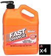 Permatex 1 Gallon Fast Orange Pumice Hand Cleaner with Pump Pack of 4, small image number 1