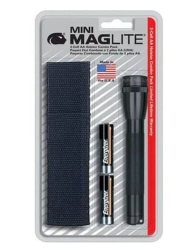 Maglite Handheld Flashlight Mini 14 Lumens Black AA Cell Xenon, large image number 1