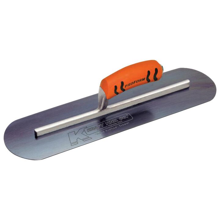 Kraft Tool Co 24in x 5in Blue Steel Pool Trowel