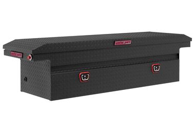 Weather Guard Saddle Box Aluminum Full Low Profile Textured Matt Black