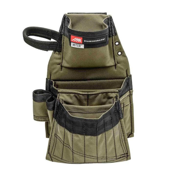 Diamondback Toolbelts Ranger Green Hook and Loop System Left Side Miter Pouch